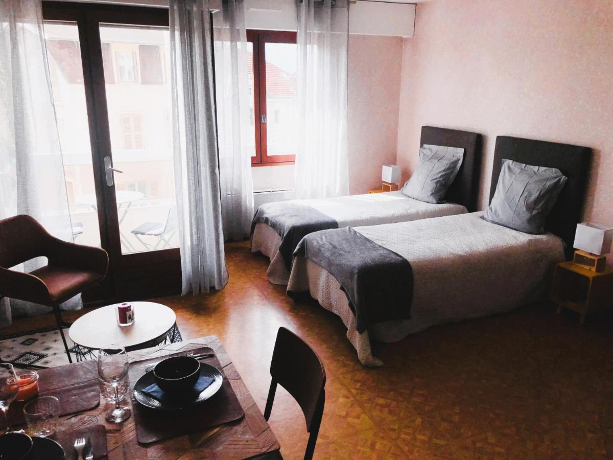 Apartament Paisible Studio Avec Agreable Loggia 2 Mn Du Centre Aix-les-Bains Zewnętrze zdjęcie